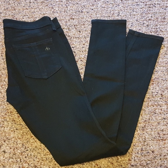 Rag & Bone shimmering green leggings - Picture 4 of 5